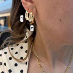 Tasarım Halka Küpe