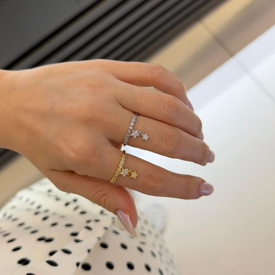 Çıtır Yüzükler Ölçüsüz Gold Yüzük