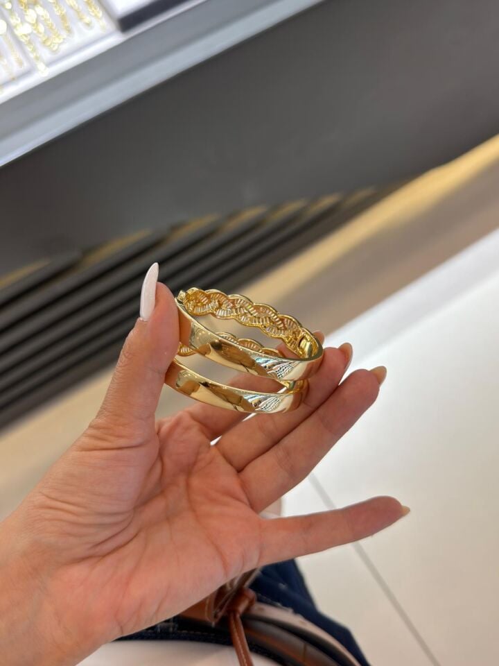 Luzzo Swarovski Taş Kelepçe