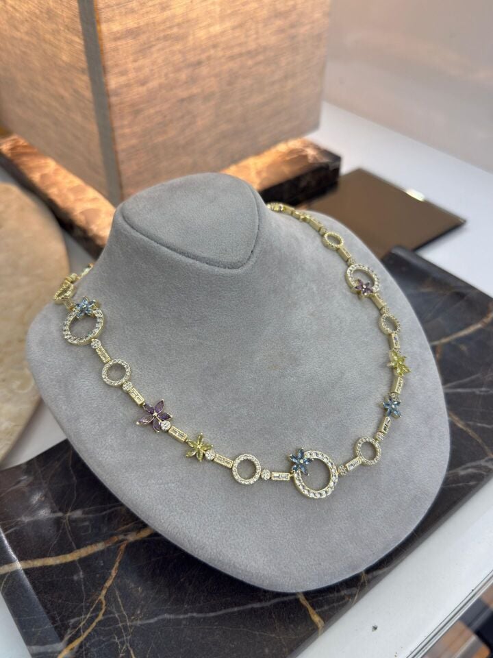 Swarovski Taşlı Kolye