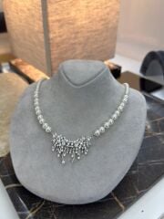 Swarovski Taşlı Premium İnci Kolye