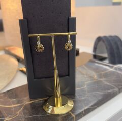 Göçmen Pırpır Xuping Altın Renk Küpe