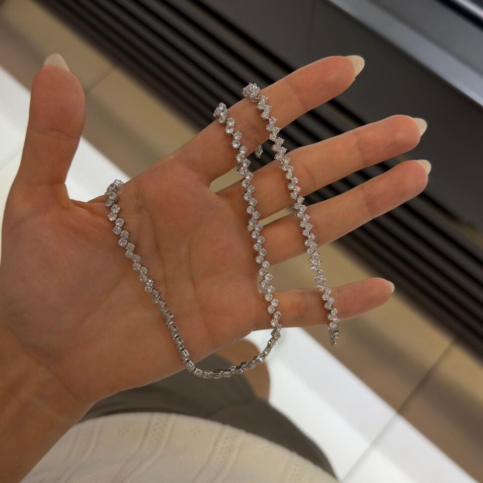 Swarovski Taşlı Kolye ve Bileklik kolye