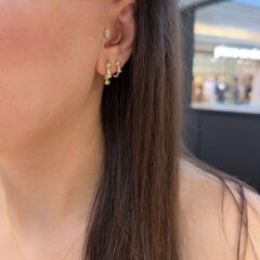 Luzzo Kemik Model Küpe