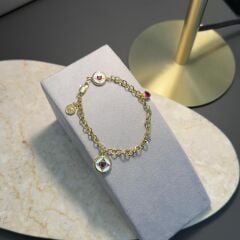 Luzzo Pembe Charmlı Bileklik