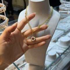 Luzzo Pembe Charmlı Y Kolye