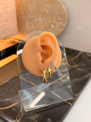 Kıvrımlı Altın Halka