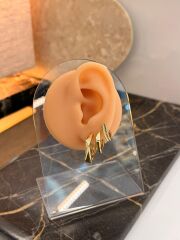 Kıvrımlı Altın Halka