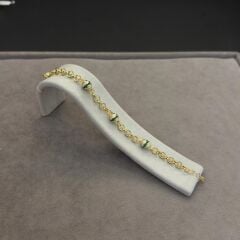 Kuyum İşçilik Yeşil Renkli Bileklik