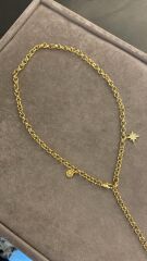 Luzzo Toz Pembe Kalpli Kolye