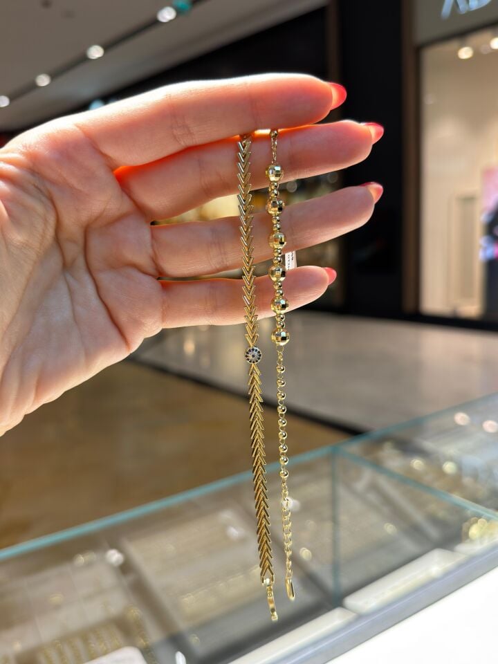 Gold Topçuklu ve Nazar Bileklik