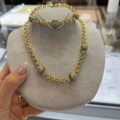 Nazar Boncuk Bileklik Kolye Set