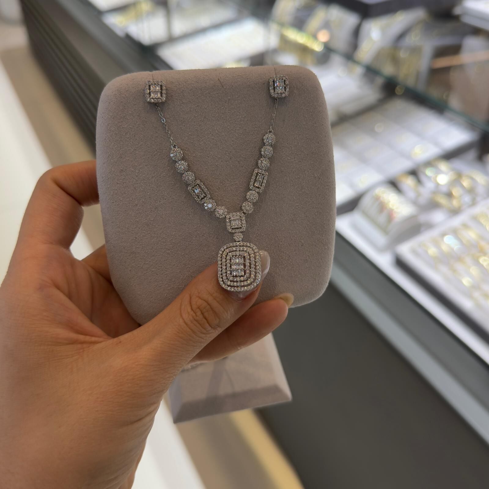 Kuyum İşçilik Kolye Küpe Set