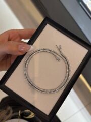 Swarovski Taşlı Su Yolu Kolye