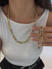 Xuping Bileklik Ve Kolye Set