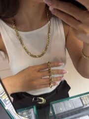 Xuping Bileklik Ve Kolye Set