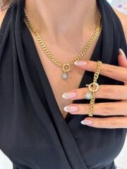 Nazar Boncuklu Gemici Kilitli Set