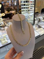 Çavuş Model Kolye Bileklik Set