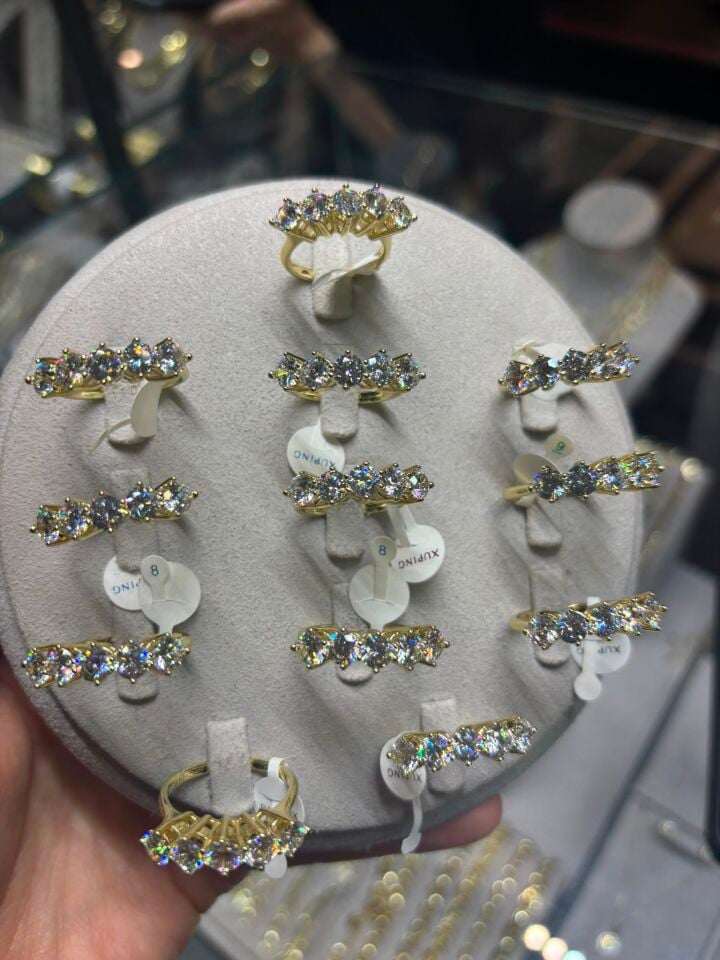 Luzzo Gold Beştaş Yüzük