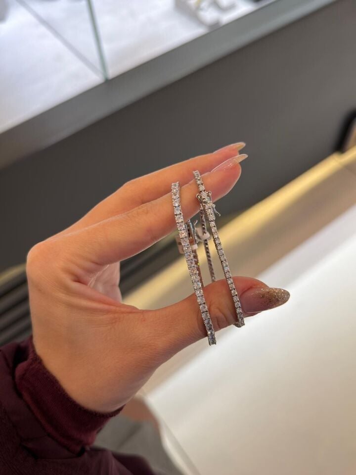 Gümüş Renk Su Yolu Bileklik 3mm su yolu