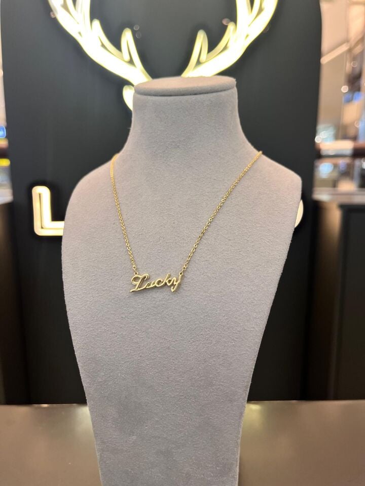 Luzzo Tasarım Lucky Zarif Kolye