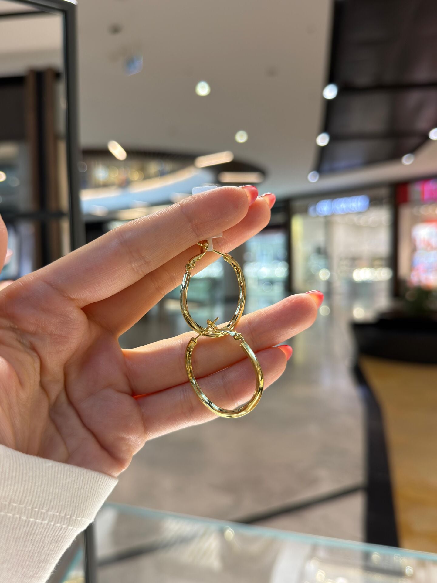 Gold Halka Küpe