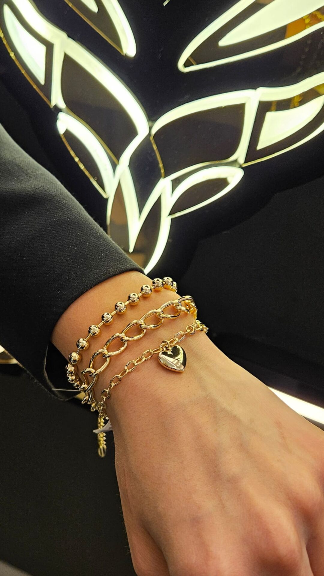 Üçlü Kuyum İşçilik Bileklik Kombin