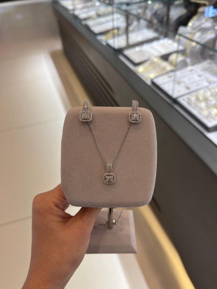 Swarovski Taşlı Baget Takım