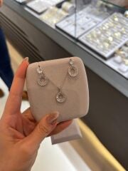 Swarovski Taşlı Halka Takım