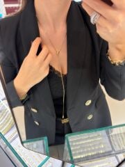 Asansörlü Damla Model Kolye