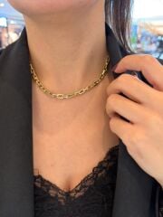 Taşlı Model Choker Kolye