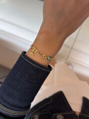 Göz Charmlı Mavi Bileklik