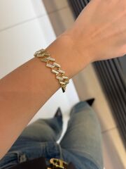 Taşlı Kare Model Bileklik