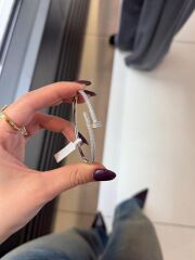 Çivi Model Taşlı Kelepçe