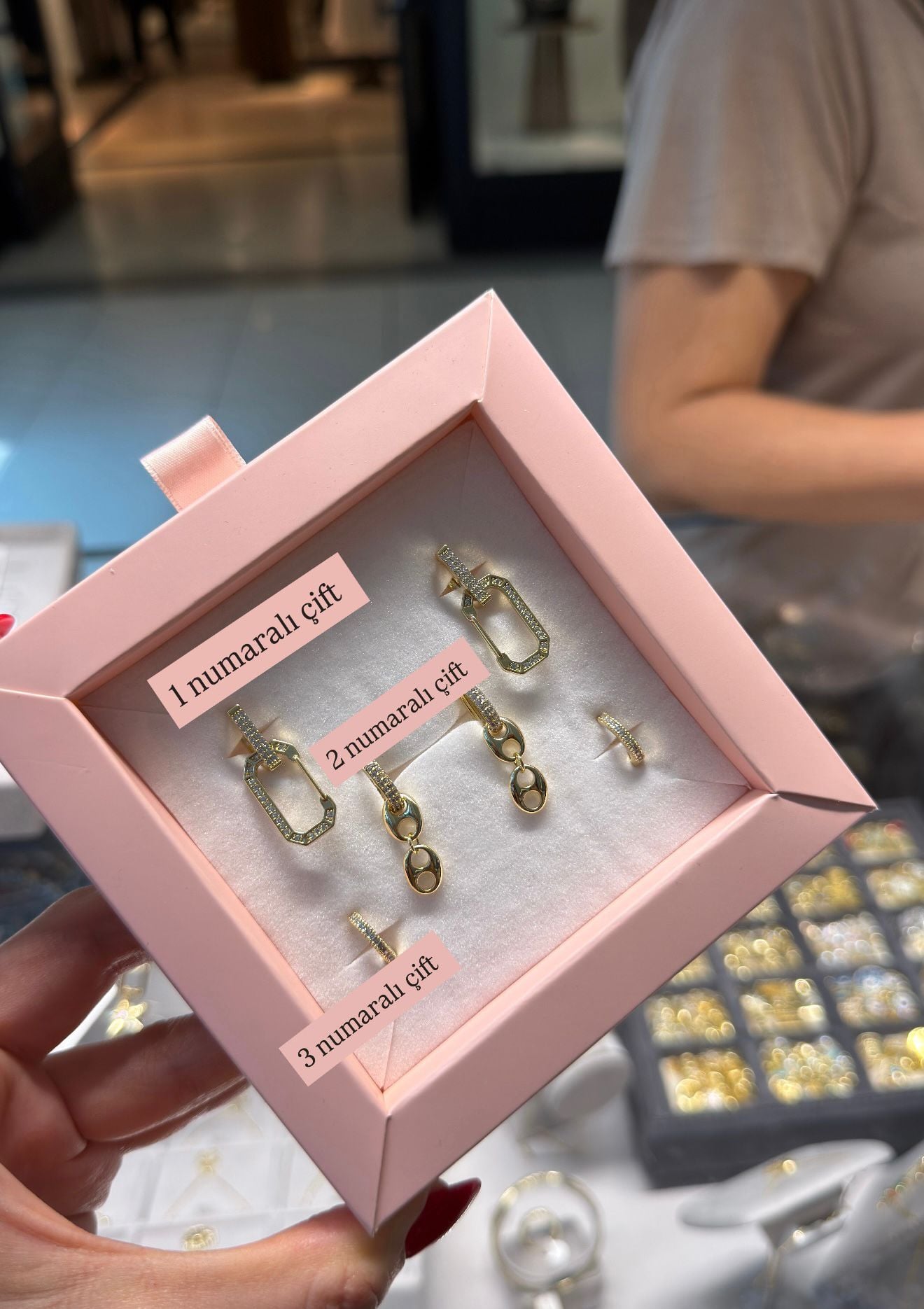 Luzzo Gold Küpe
