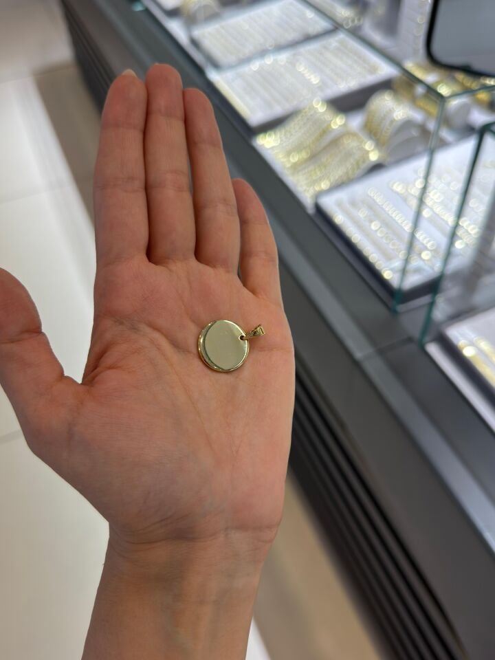 Gold Plaka Charm