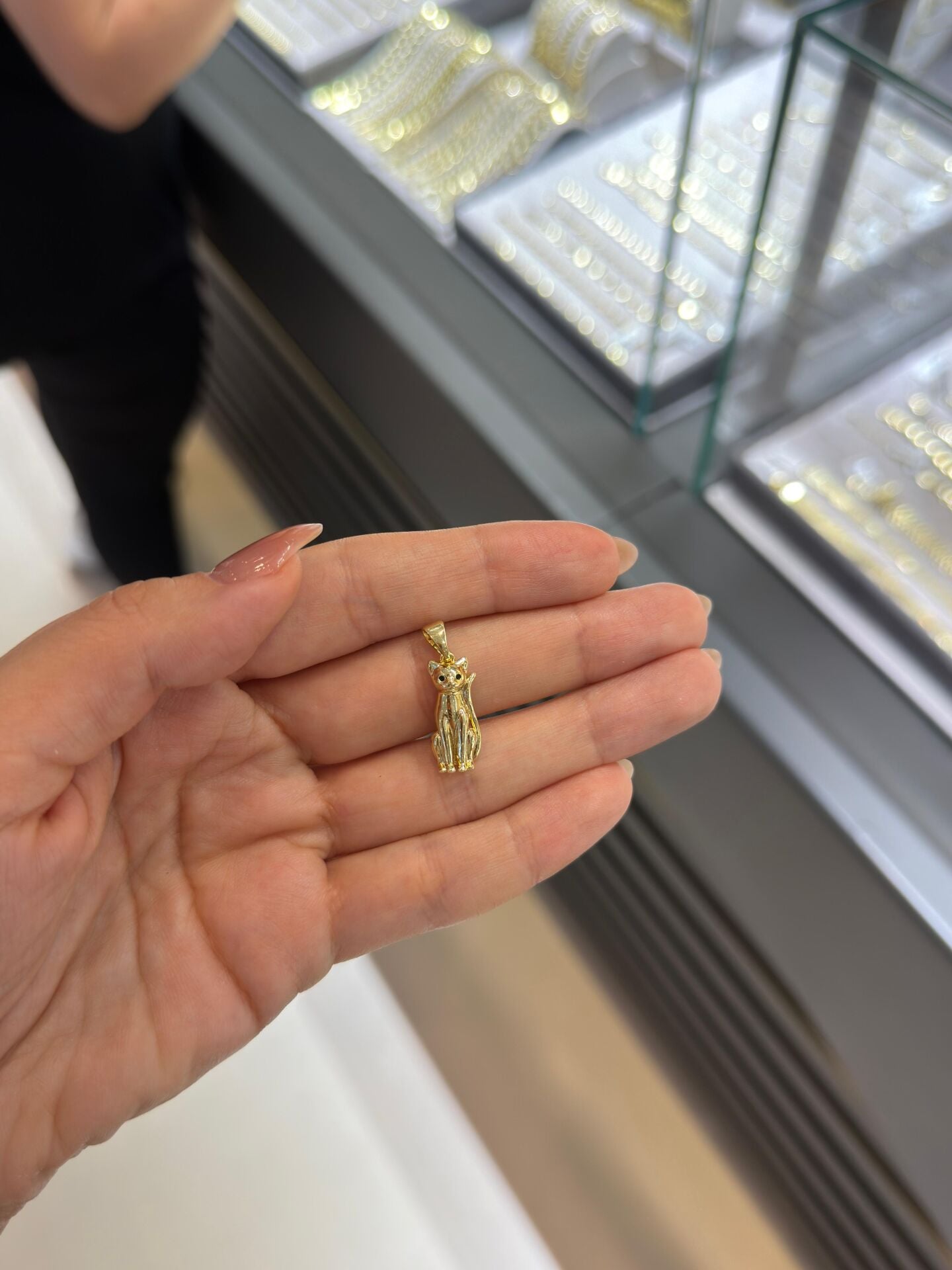Gold Kedi Charm