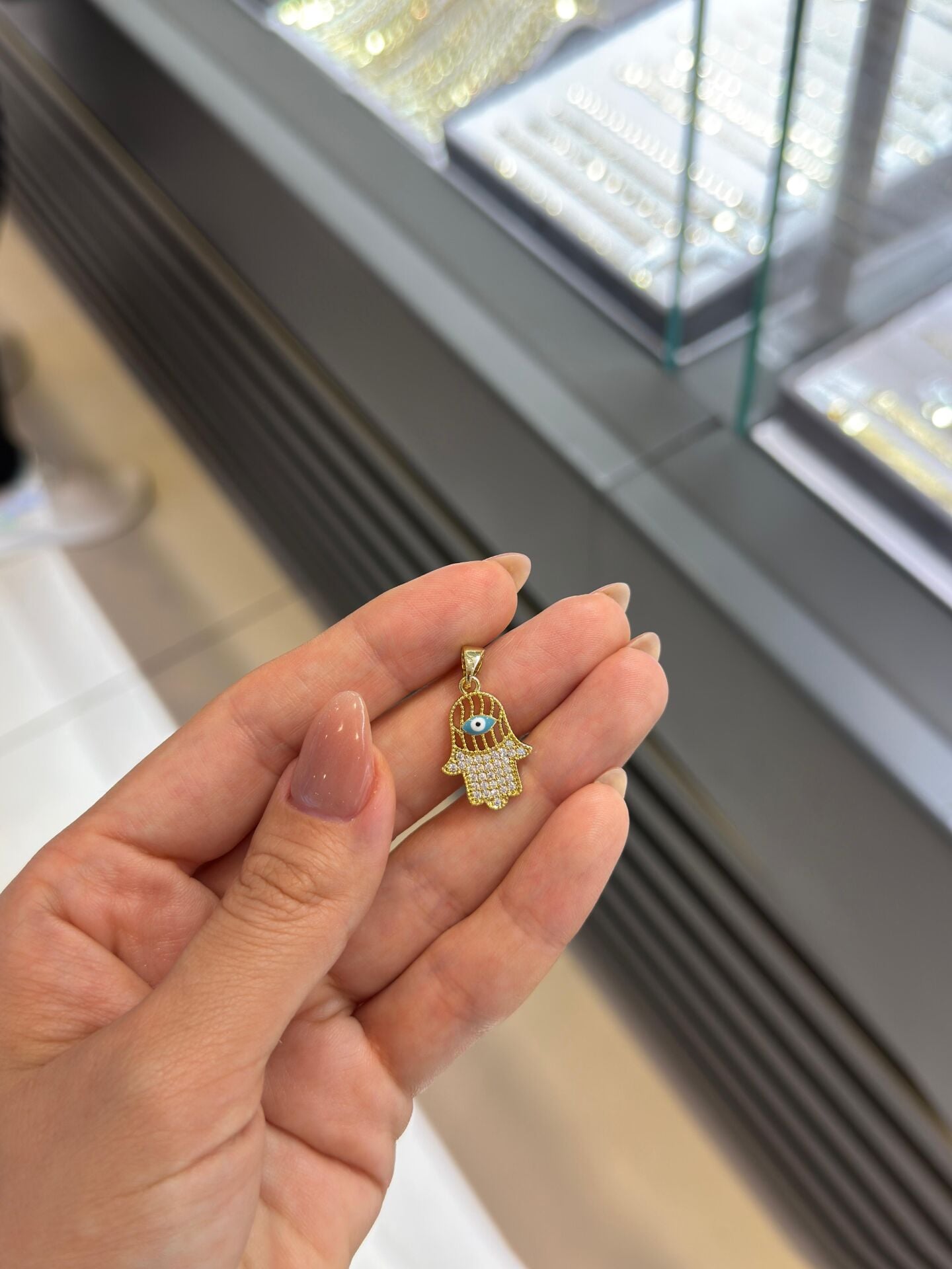 Gold Fatma Ana Eli Charm