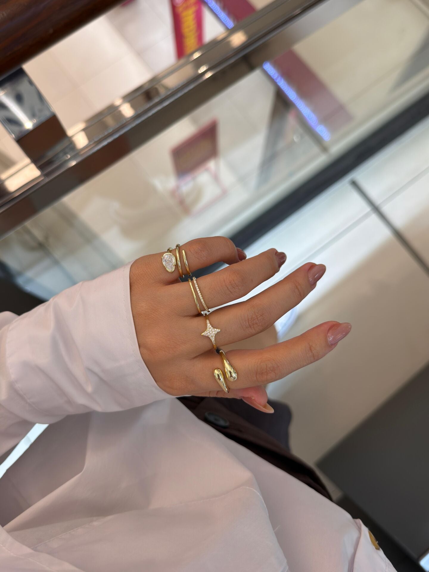 Gold Tasarım Ölçüsüz Yüzükler