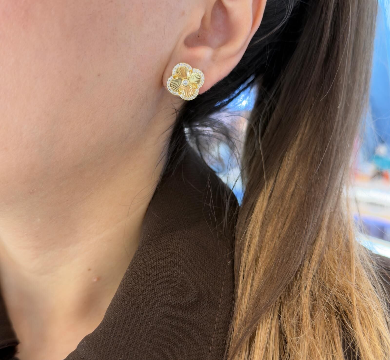 Yonca Model Kombin Küpe