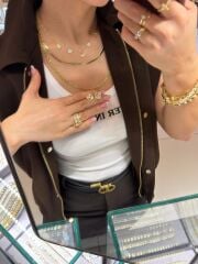 Yonca Model Kombin Çoklu Kolye