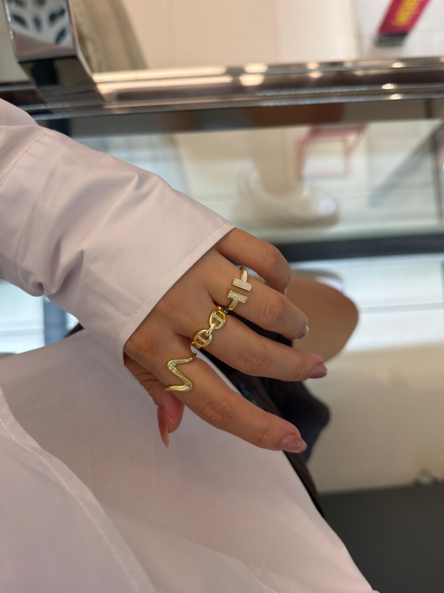 Gold Tasarım Ölçüsüz Yüzükler