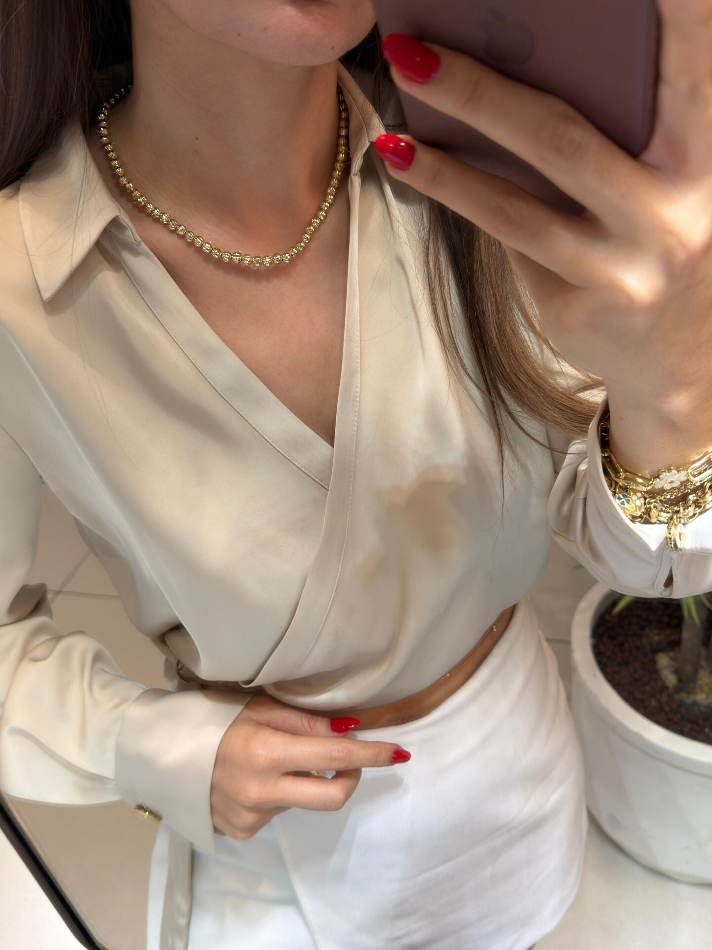 Gold Dorika Kolye