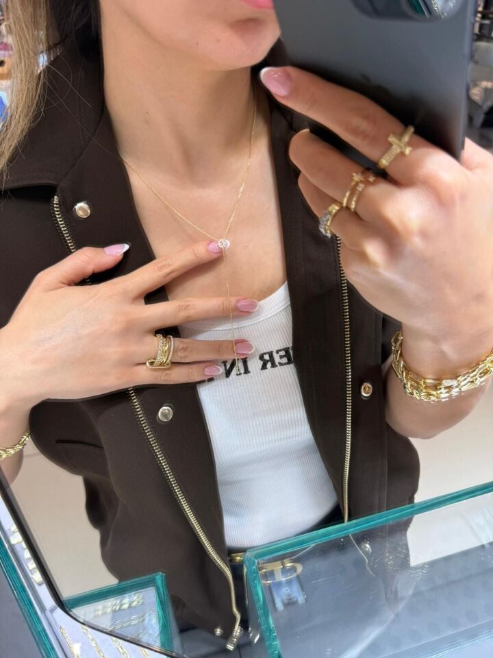 Gold Harf Kolye T