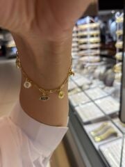 Renkli Charmlı Bileklik Ve Kolye