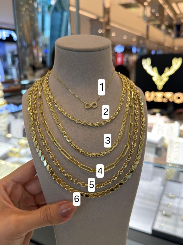 Gold Kuyum İşçilik Zincirler Ve Kolye