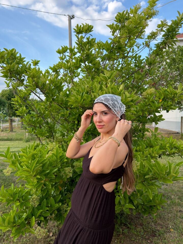 Pinterest Dantel Bandana
