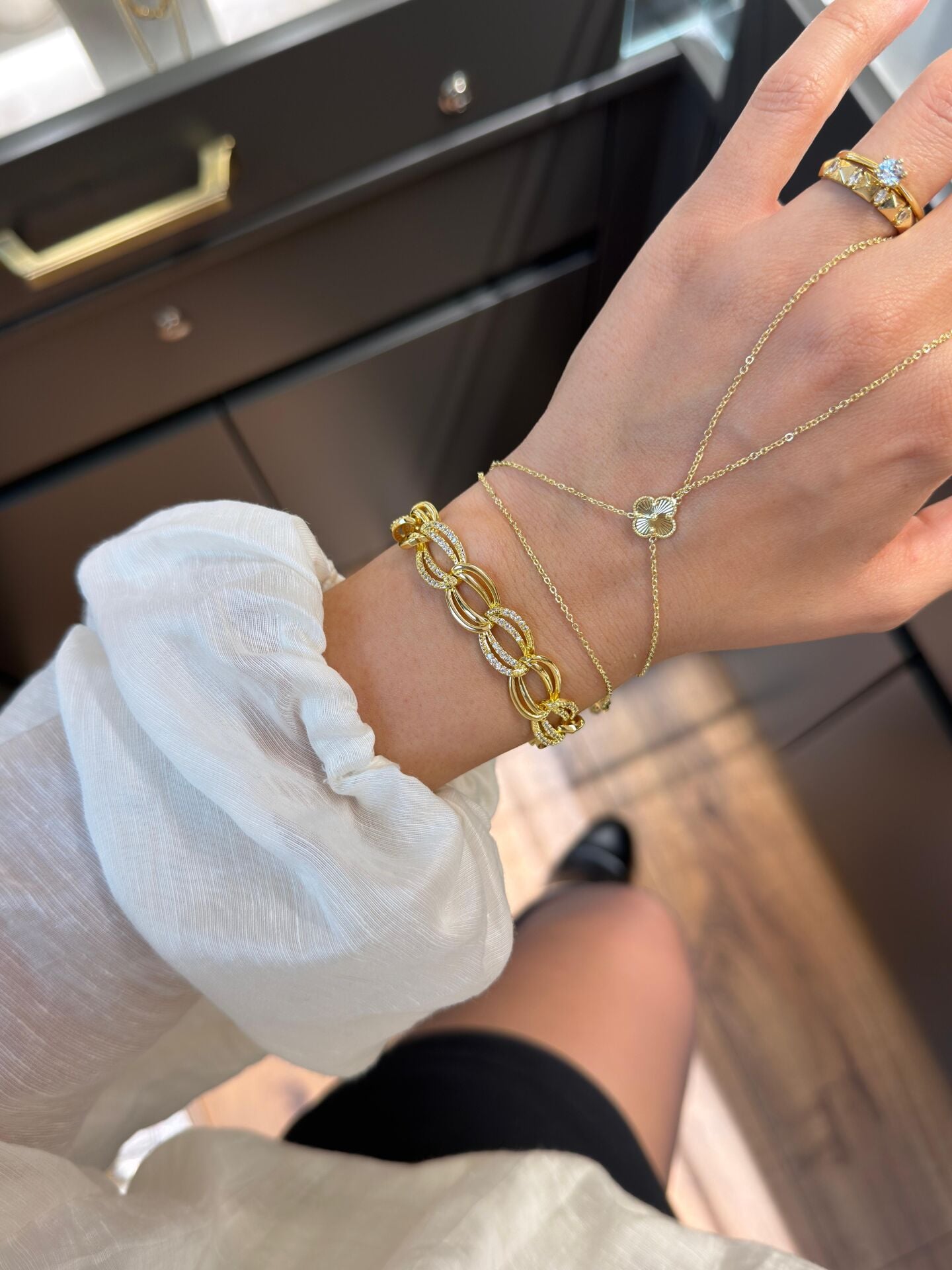 Gold Samanyolu Bileklik