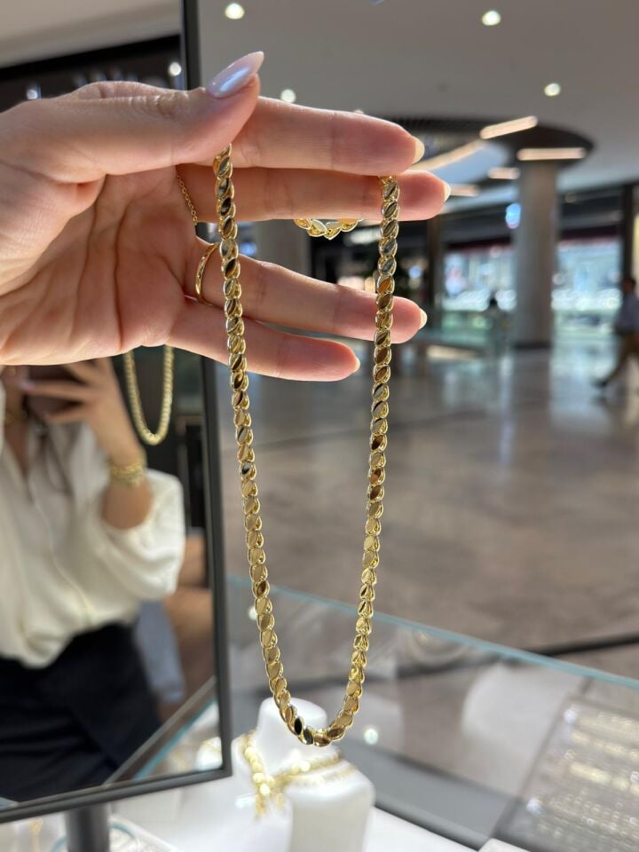 Gold Kuyum İşçilik Arpa Zincir