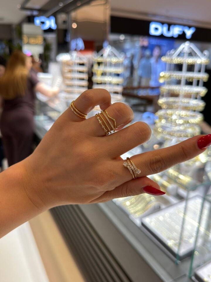 Luzzo Gold Ölçüsüz Yüzükler